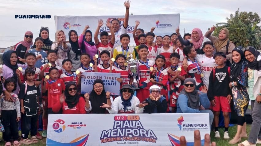 SSB IM Ternate U-12 Juara Piala Menpora Regional Ternate