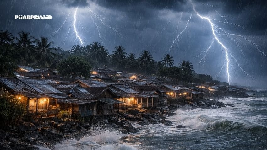 ilustrasi hujan petir