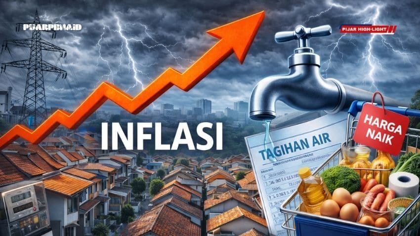 Ilustrasi inflasi. (Foto: AI)